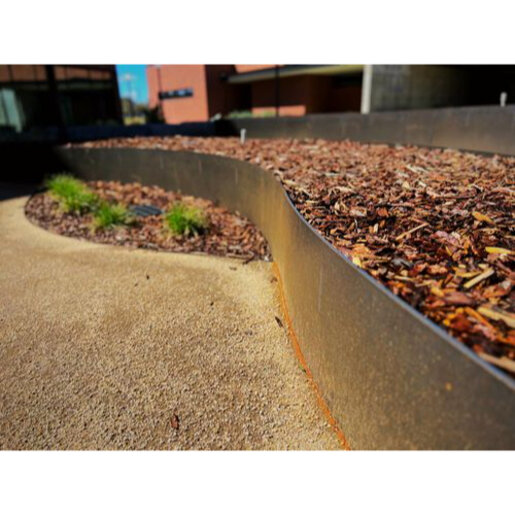 Border Concepts Border King Steel Landscape Edging Black 1/4 in. x 6 in